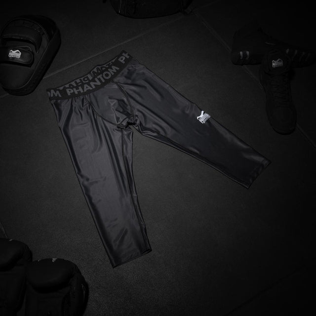 Pantaloncini a compressione Phantom Athletics APEX 3/4 - Nero