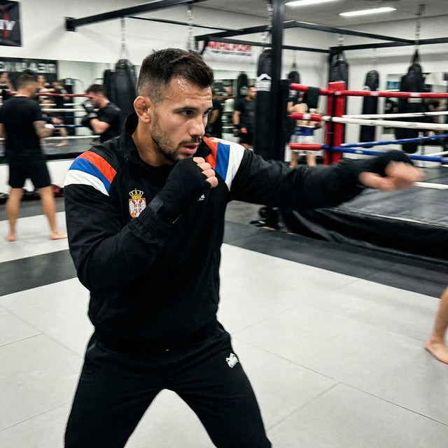 Veste d'entraînement Phantom Athletics DMC Team Serbia – Noir