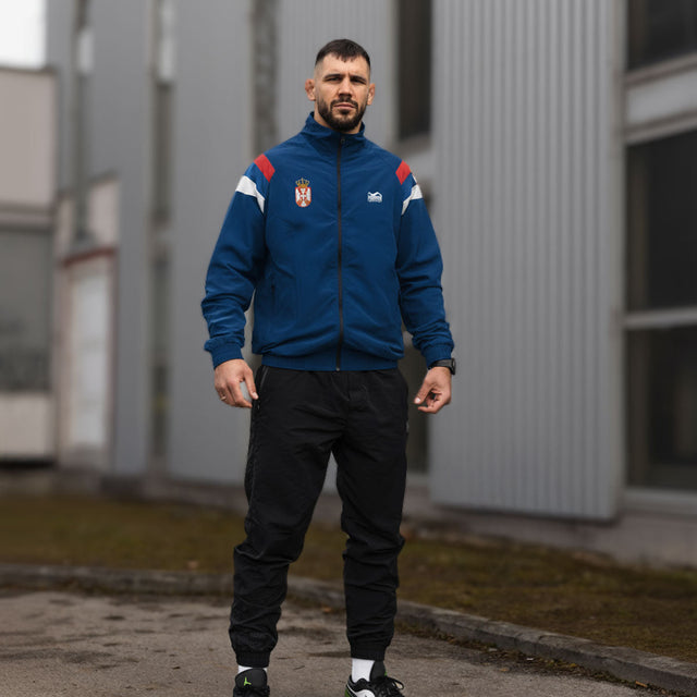 Veste d'entraînement Phantom Athletics DMC Team Serbia – Bleu/Rouge/Blanc