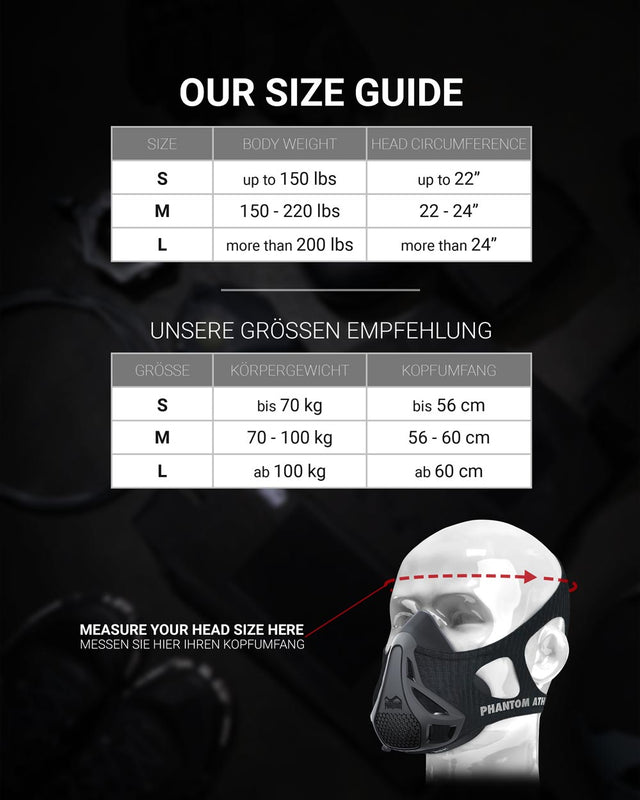 Phantom Athletics Trainingsmasker - Zwart