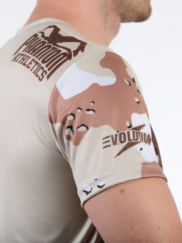 T-shirt d'entraînement Phantom Athletics EVO Warfare – Désert Camo
