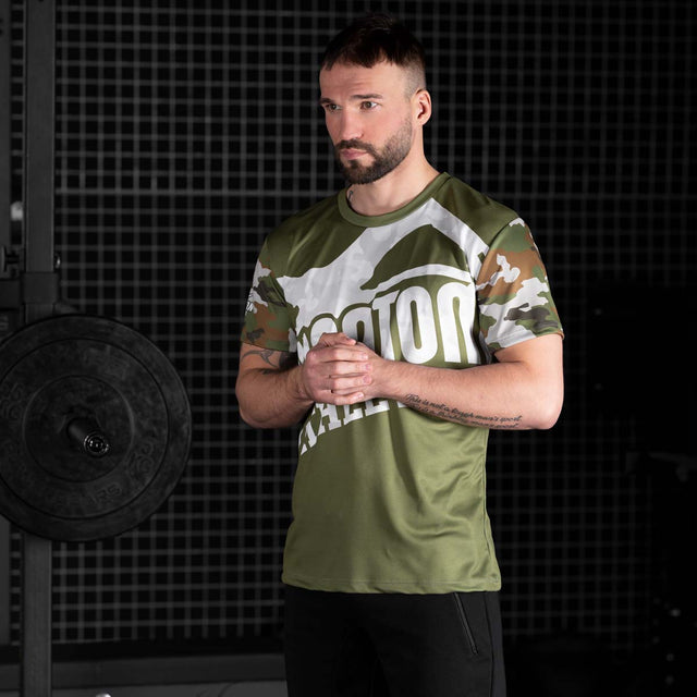 T-shirt d'entraînement Phantom Athletics EVO Warfare – Camouflage Army