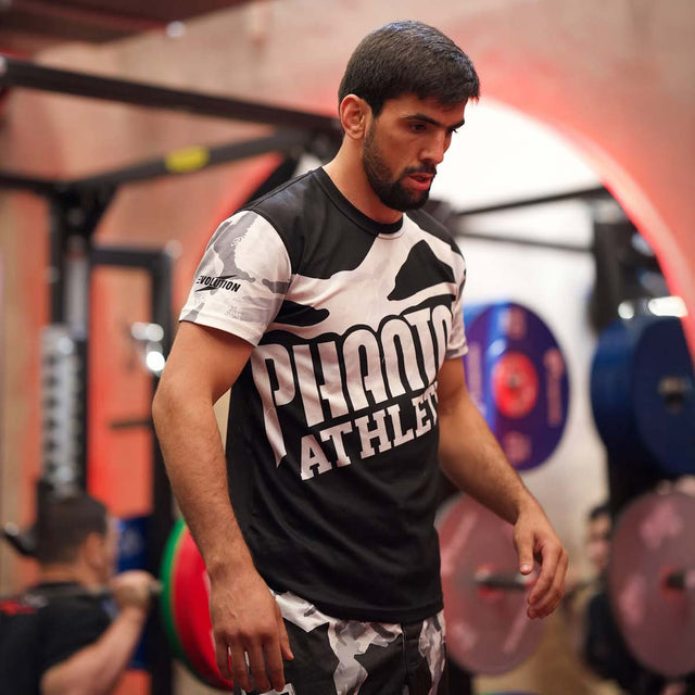 Phantom Athletics T-shirt da allenamento EVO Warfare – Urban Camo