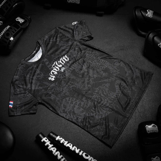 T-shirt d'entraînement Phantom Athletics EVO Muay Thai – Noir/Gris