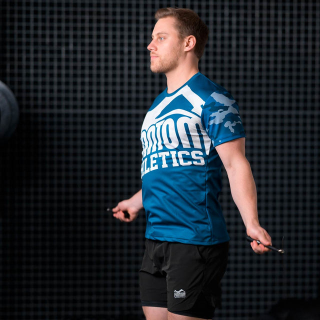 Phantom Athletics Trainingsshirt EVO Warfare – Marineblau Camo