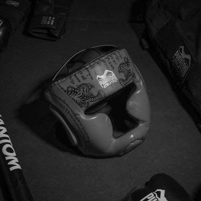 Casques de boxe Phantom Athletics Muay Thai – Gris