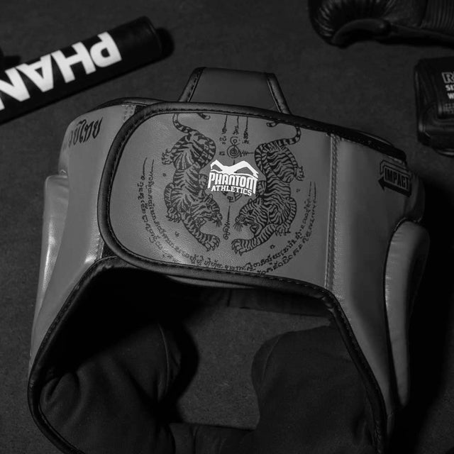 Casques de boxe Phantom Athletics Muay Thai – Gris