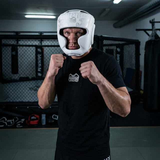 Casques de boxe Phantom Athletics Muay Thai – Blanc Frost