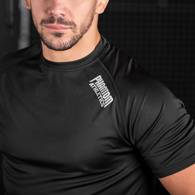 Camiseta Phantom Athletics Tactic Manga Corta – Negro