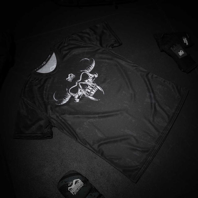 T-shirt da allenamento Phantom Athletics EVO Diablo – Nero/Bianco