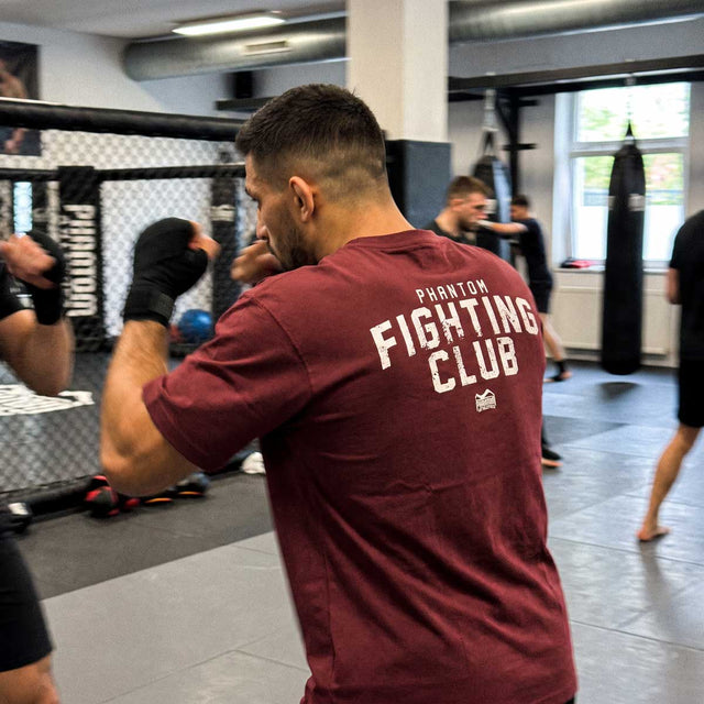 T-Shirt Phantom Athletics FIGHTING CLUB Oversize Heavy – Bordeaux