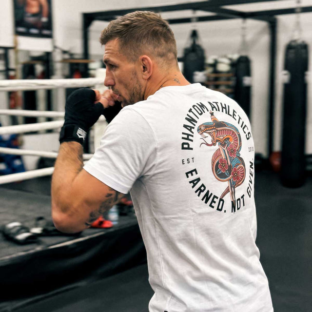 T-Shirt Phantom Athletics Serpent – Blanc
