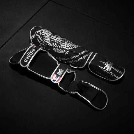 Phantom Athletics Schienbeinschoner Muay Thai – Schwarz/Silber