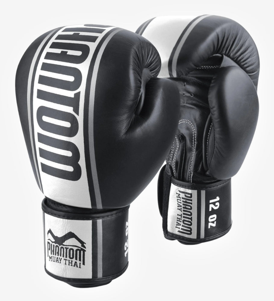 Gants de boxe Phantom Athletics MT-Pro - Noir/Blanc