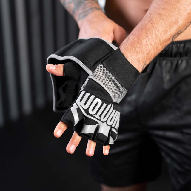Bende da boxe Phantom Athletics Impact Neopreen Gel – Nero/Grigio