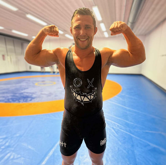 Phantom Athletics Singlet de lucha EVO Serious – Negro