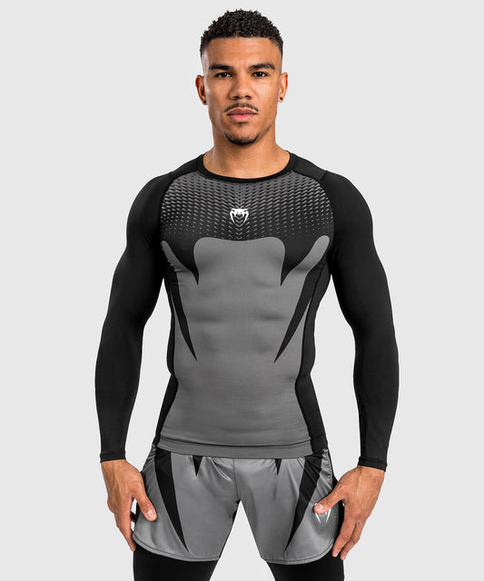 Rashguard à Manches Longues Venum Attack - Noir/Gris