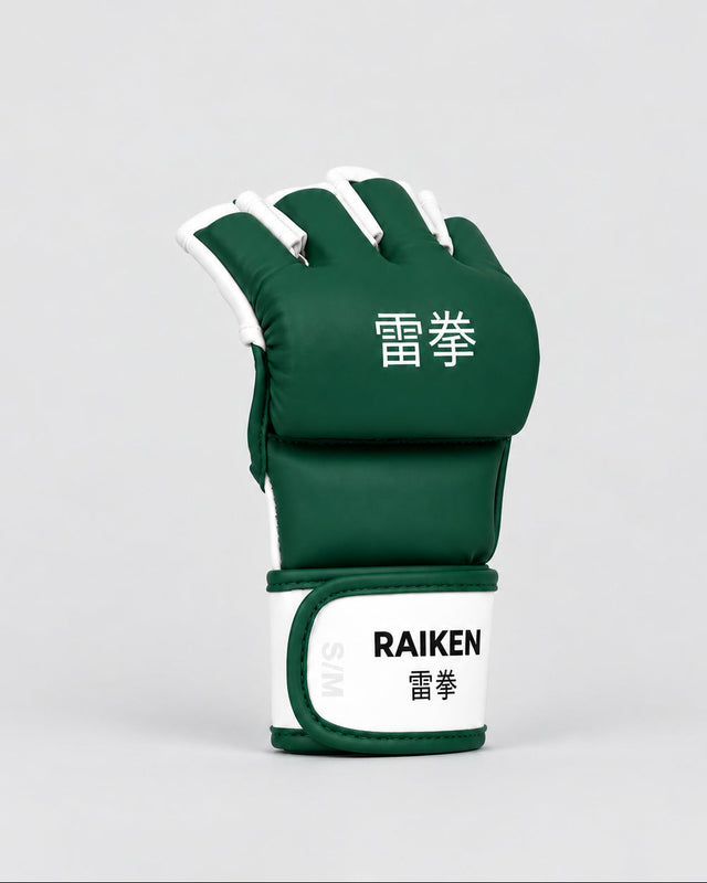 Raiken MMA Handschoenen KAZE - Groen/Wit