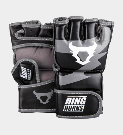 Gants de MMA Ringhorns Charger - Noir/Gris