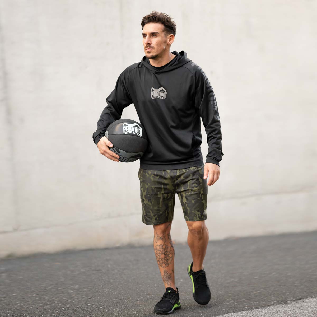 Shorts d'entraînement Phantom Athletics Shadow – Camo léger