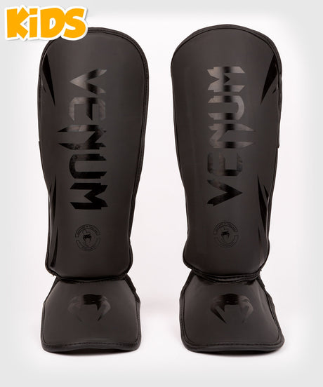 Espinilleras Venum Challenger Kickboxing Niños – Negro
