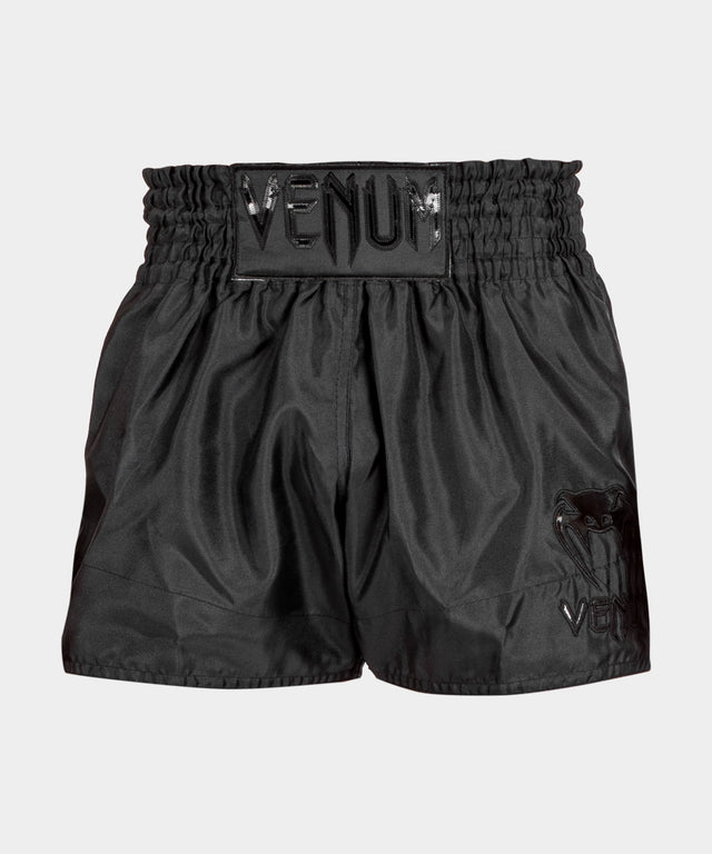 Short de kickboxing Venum Classic – Noir/Noir