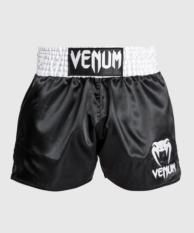 Pantalones de kickboxing Venum Classic 2.0 – Negro/Blanco