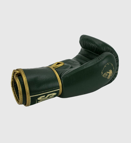 Gants de boxe Super Pro Warrior - Vert/Doré