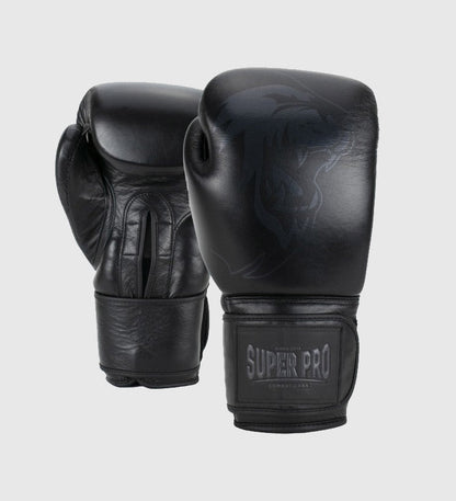 Gants de boxe Super Pro Legend - Noir/Noir