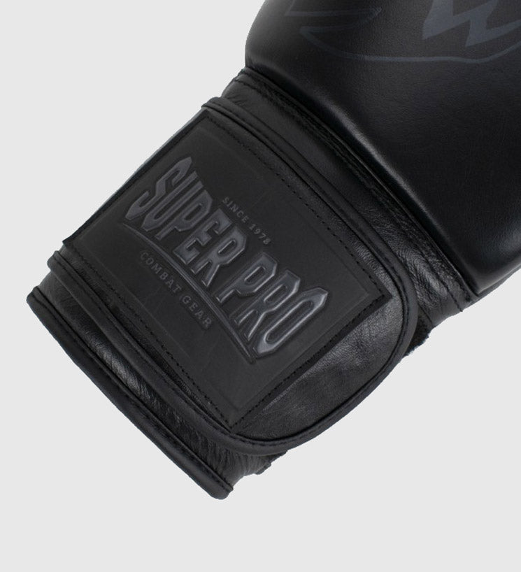 Gants de boxe Super Pro Legend - Noir/Noir