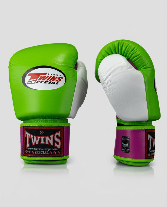 Twins Boxing Gloves BGVL3 - Green/Pink/White