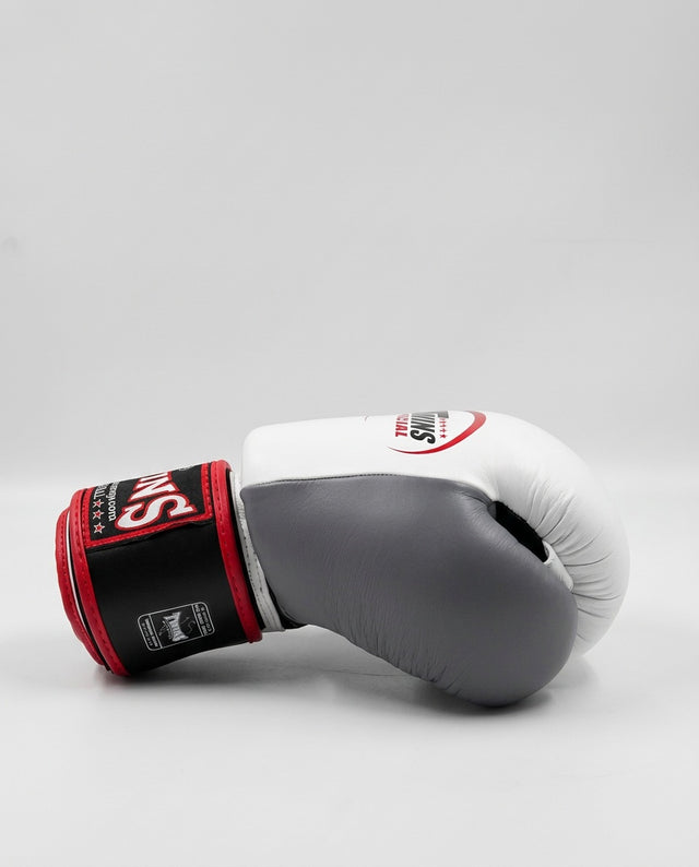 Twins Boxhandschuhe BGVL3 – Weiß/Schwarz/Grau