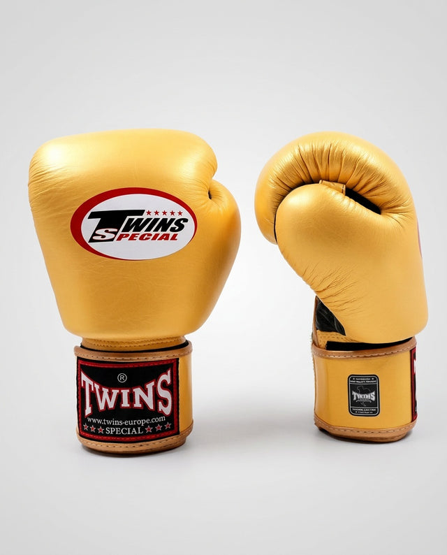 Guantes de boxeo Twins BGVL3 Air – Oro/Negro
