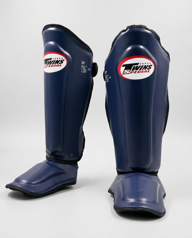 Twins Kickboks Scheenbeschermers SGS7 -  Navy Blauw