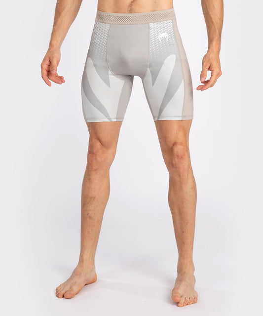 Short de compression Venum Attack - Blanc/Gris