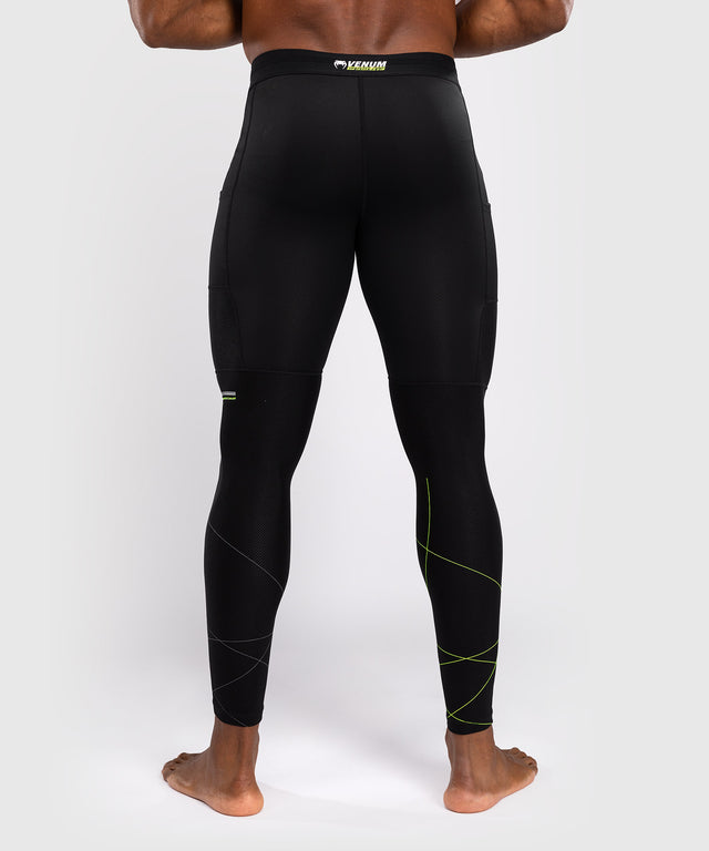 Spats da allenamento Venum Training Camp 4.0 – Nero/Verde neon