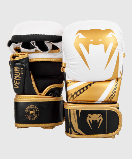 Guantes de sparring MMA Venum Challenger 3.0 – Blanco/Negro/Oro