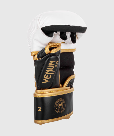 Guantes de sparring MMA Venum Challenger 3.0 – Blanco/Negro/Oro