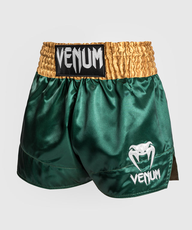 Pantalones de kickboxing Venum Classic 2.0 – Verde/Oro/Blanco