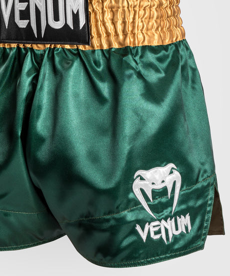 Pantaloncini Kickboxing Venum Classic 2.0 – Verde/Oro/Bianco