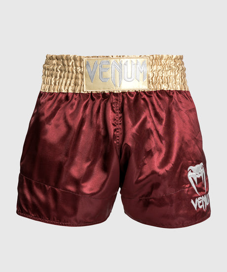 Pantaloncini Kickboxing Venum Classic 2.0 – Bordeaux/Oro/Bianco