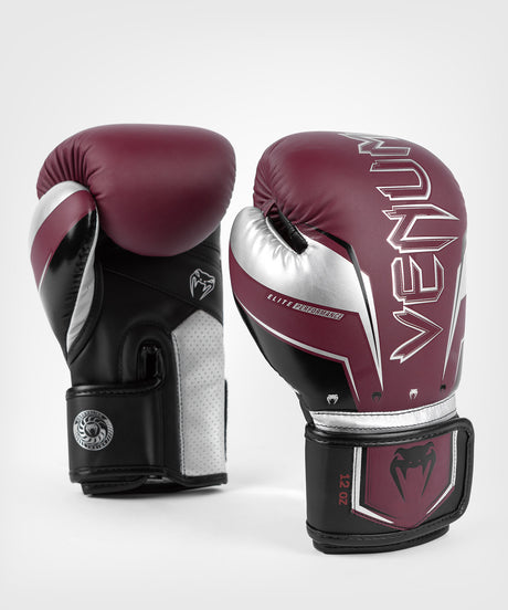 Venum Elite Evo Boksehandsker - Rød/Sølv