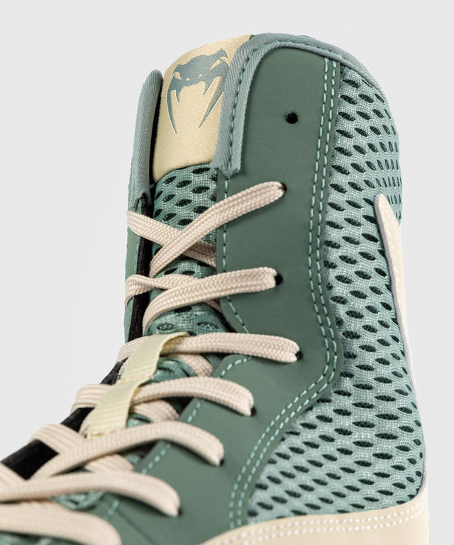 Botas de boxeo Venum Contender – Aqua Verde/Blanco Roto