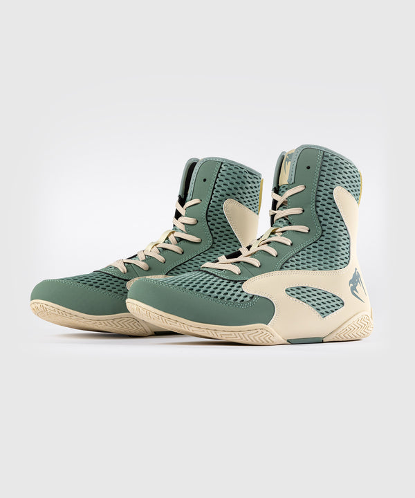 Chaussures de boxe Venum Contender – Aqua Vert/Blanc Cassé