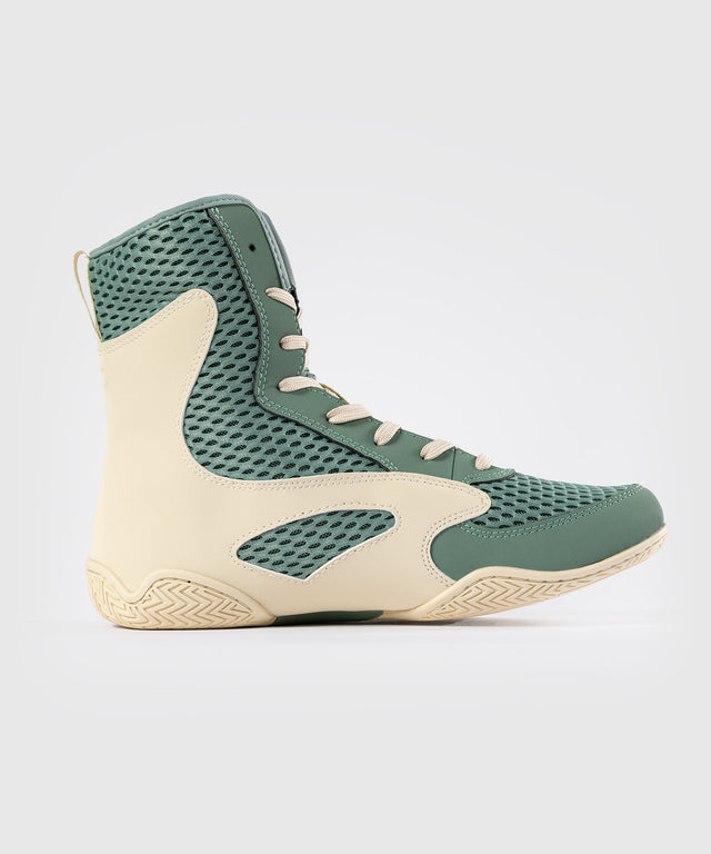 Botas de boxeo Venum Contender – Aqua Verde/Blanco Roto