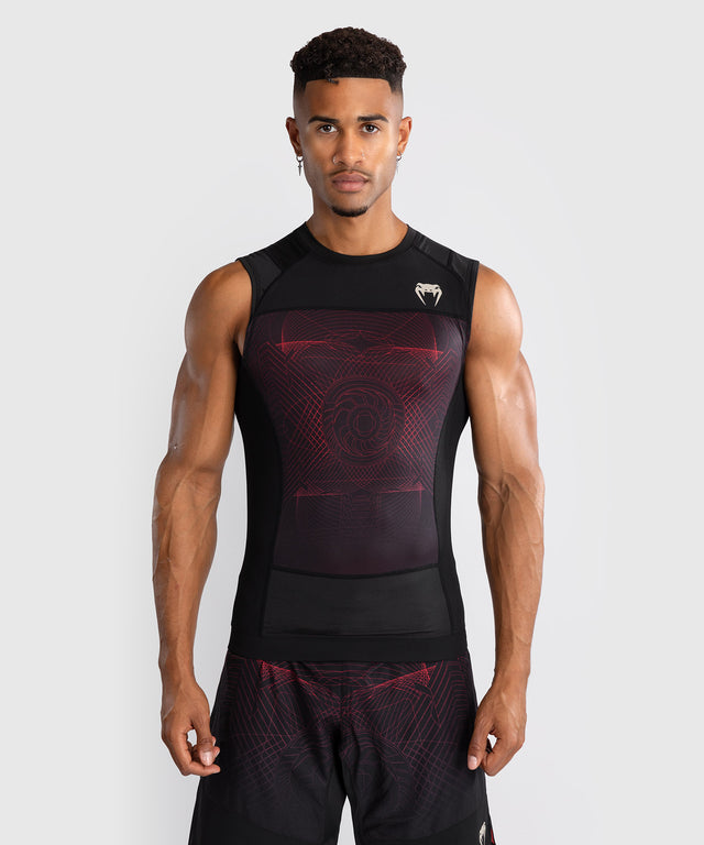Rashguard senza maniche Venum G-Fit Air – Nero/Rosso