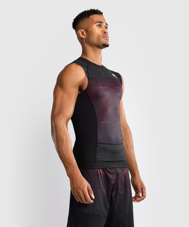 Rashguard senza maniche Venum G-Fit Air – Nero/Rosso
