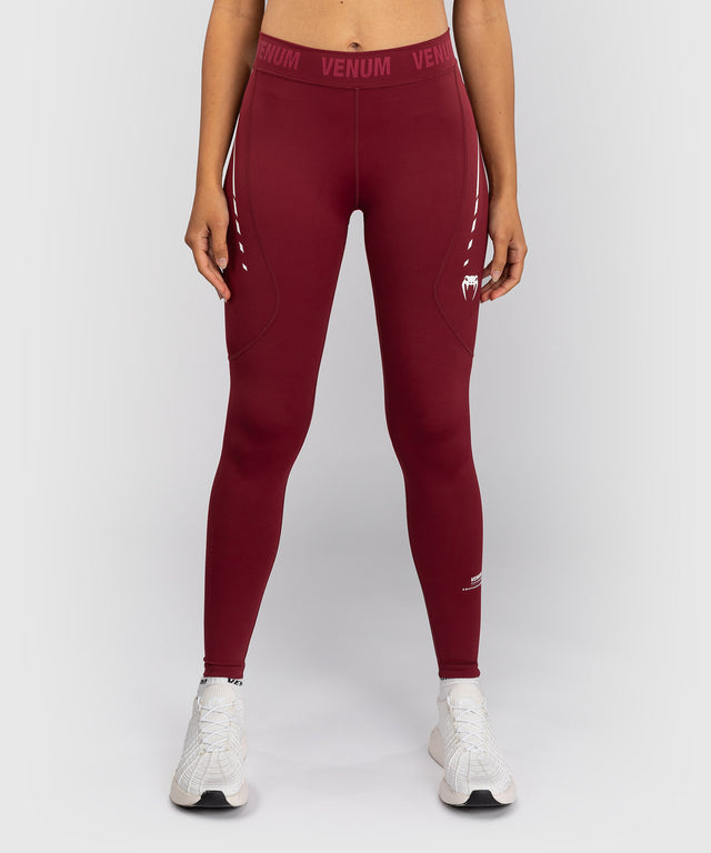 Venum Leggings Adrenaline – Bordeaux Rot