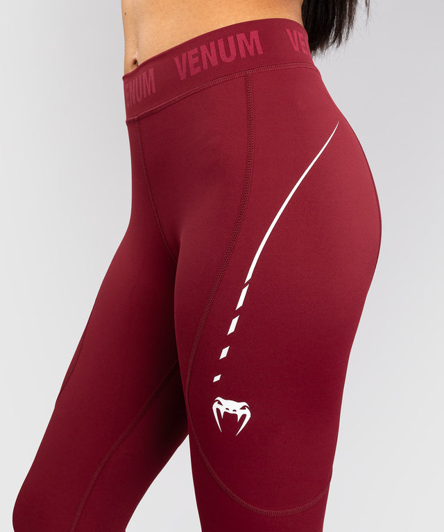 Venum Leggings Adrenaline – Bordeaux Rot