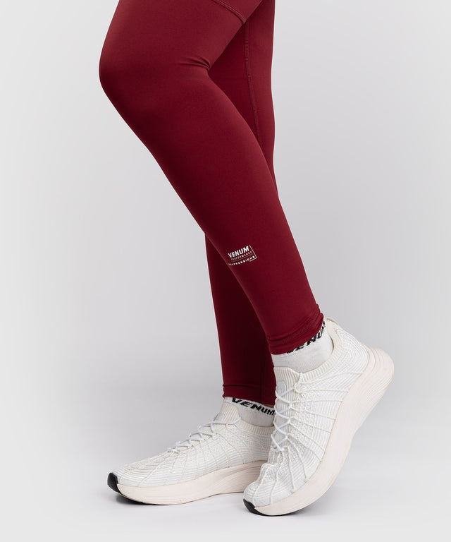 Venum Leggings Adrenaline – Bordeaux Rot